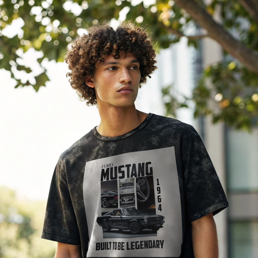 Mustang Unisex-Oversized T-Shirt
